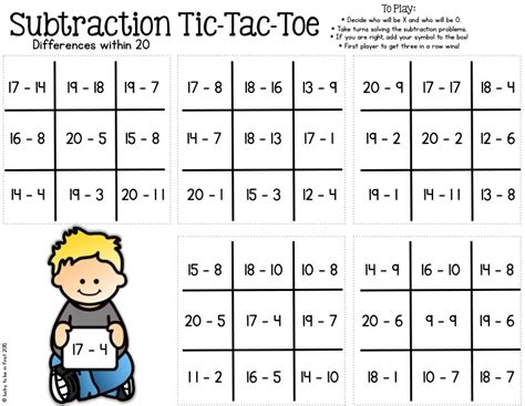 Math Games Tic Tac Toe