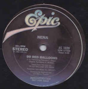 Nena - 99 Red Balloons / 99 Luftballons (1983, Vinyl) | Discogs