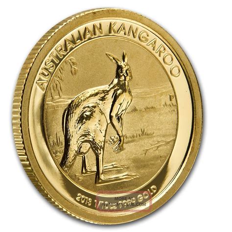 2013 1/10 Oz Gold Australian Kangaroo Coin - Brilliant Uncirculated ...