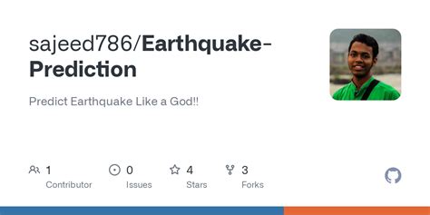 GitHub - sajeed786/Earthquake-Prediction: Predict Earthquake Like a God!!