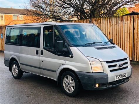 2010/59 FORD TRANSIT TOURNEO LIMITED 9 SEATER MINIBUS-MOONDUST SILVER ...