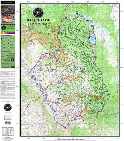 Arizona Hunt Unit 6A Map | ADVENTURE iDIAZ