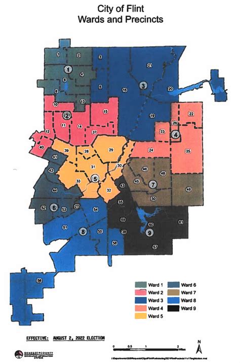 Ward Map - City of Flint