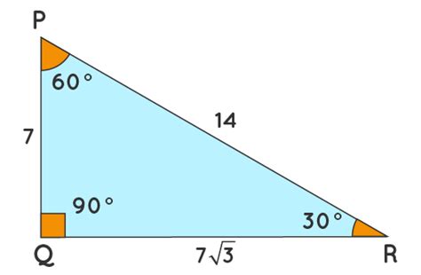 30-60-90 Triangle - Rules, Formula, Theorem, Sides, Examples