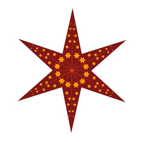 red christmas star element for design 15916081 Vector Art at Vecteezy