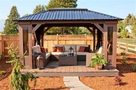 Backyard pavilion, Backyard, Outdoor gazebos