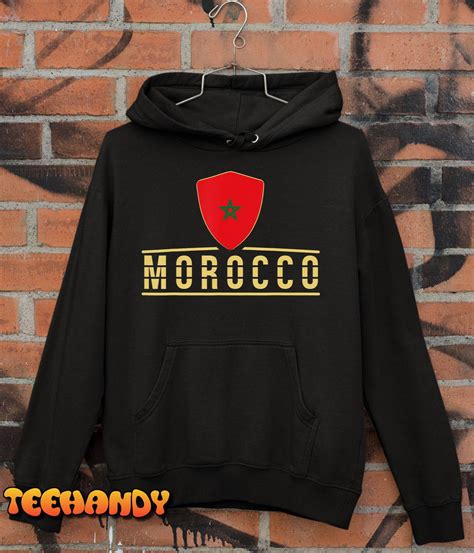 Morocco Football Shirt Morocco Soccer Jersey Proud Moroccan T-Shirt