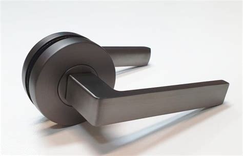 Graphite Nickel Coloured Lever Door Handles - Lock and Handle