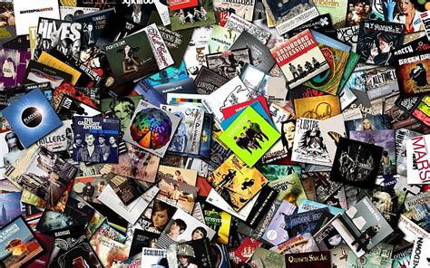 HD wallpaper: Music Is Everything, assorted-title music album case lot ...