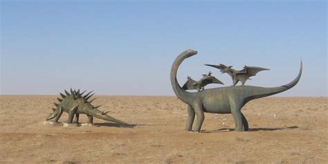 The Kissing Dinosaurs of Erenhot, China | Amusing Planet