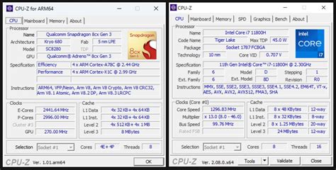 CPU-Z ve su primera traducción nativa para Windows en ARM64, aunque le faltan algunas ...