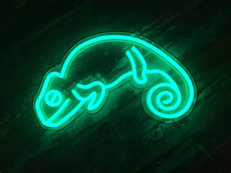 Chameleon LED Neon Sign | Neon signs, Neon wallpaper, Led neon signs