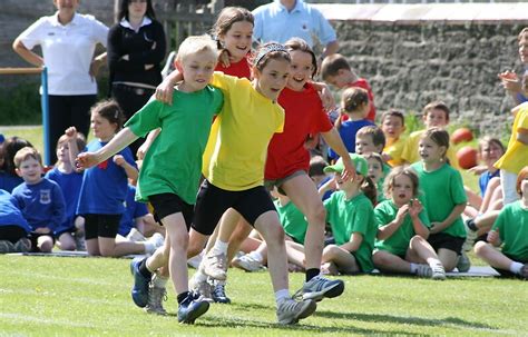 "School Sports Day - The Three-Legged Race" Posters by beanklix | Redbubble