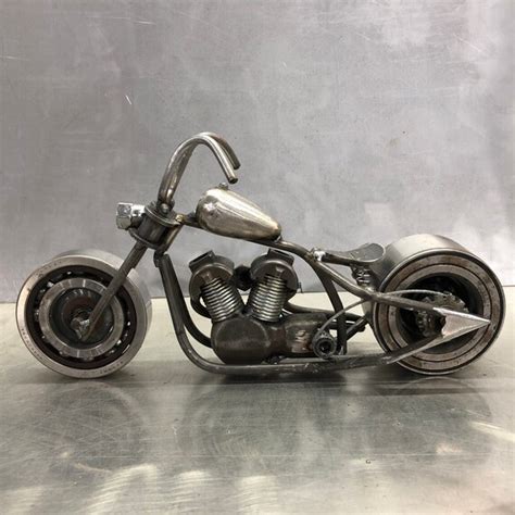 Motorcycle Metal Art | Etsy