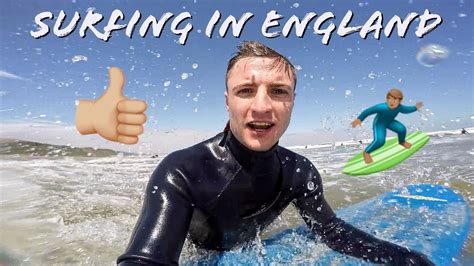 Surfing At Saltburn In The UK - YouTube