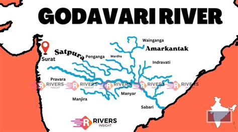 Godavari River System: Map with Tributaries - Rivers Insight