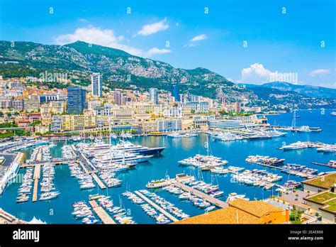 Port Hercule in Monaco Stock Photo - Alamy