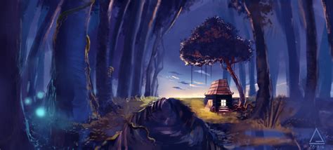 ArtStation - Forest Hut