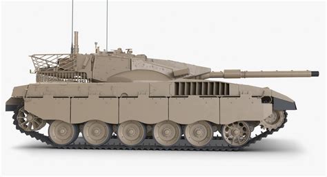 Tanque de batalla Merkava Mark 2 Modelo 3D $99 - .obj .max - Free3D