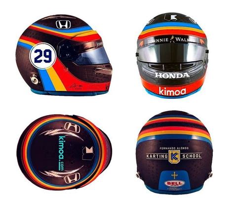 Fernando Alonso. | Helmet design, Helmet, Racing helmets