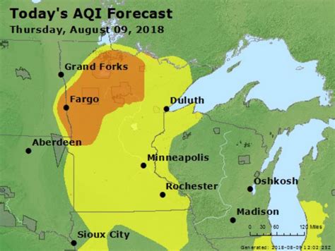 Smoke from intense Canadian wildfires moving through Minnesota - Bring ...