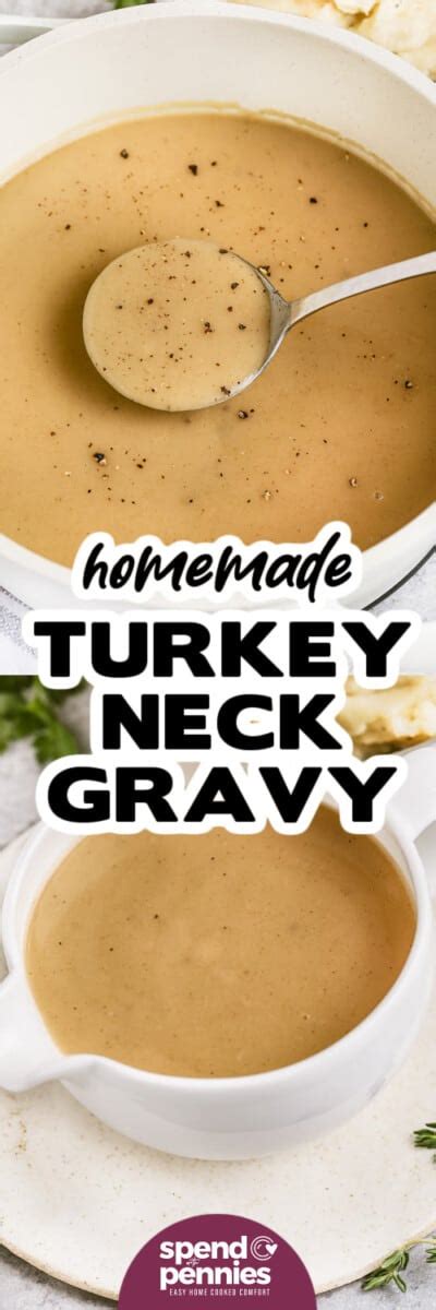 Turkey Neck Gravy - Spend With Pennies