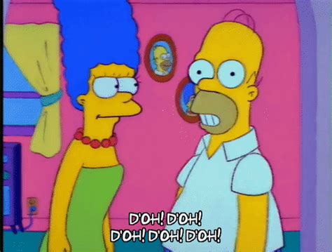 Doh Homer Simpsons Badge Compilation GIF | GIFDB.com