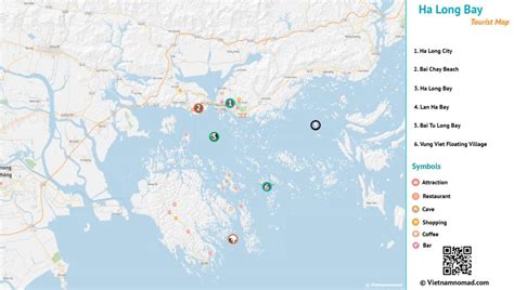 Ha Long Bay Map | Tourist Map of Ha Long Bay | Vietnamnomad