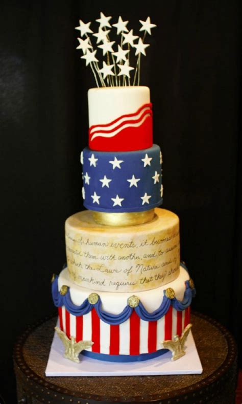 11 Genius 4th of July Cakes | Fourth of july cakes, 4th of july cake ...