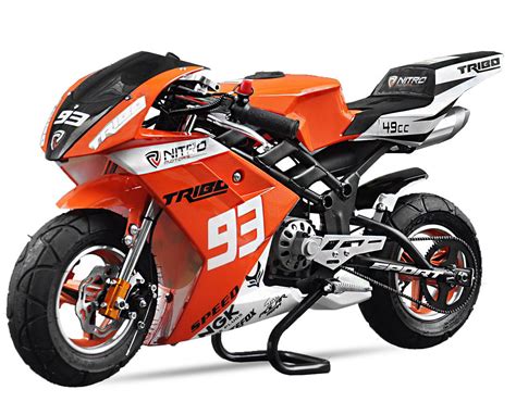 Pocket GP Tribo 49cc haut de gamme orange | LesTendances.fr | Moto de course, Course électrique ...