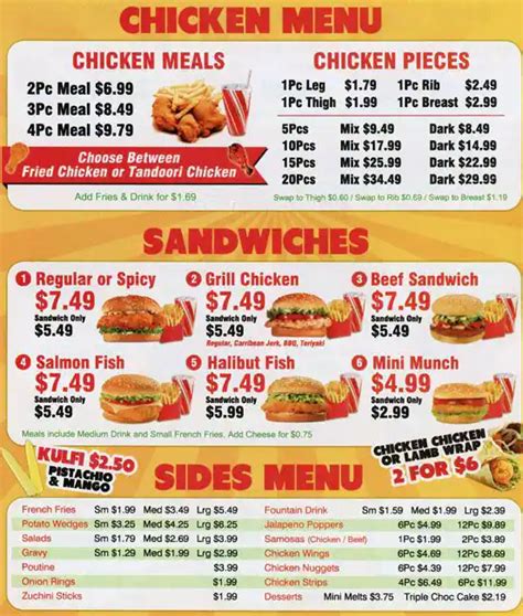 Chicken World Menu, Menu for Chicken World, Whalley, Surrey ...