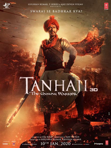 Ajay Devgn's Tanhaji: The Unsung Warrior Trailer release date Hindi ...