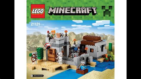 LEGO 21121 The Desert Outpost Instructions LEGO MINECRAFT 2015 - YouTube