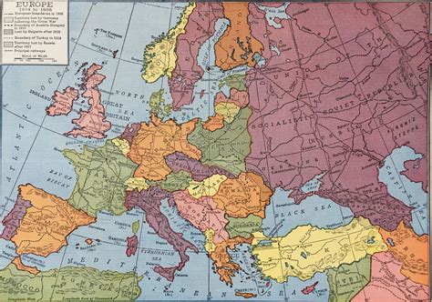 Political Map Of Europe 1914