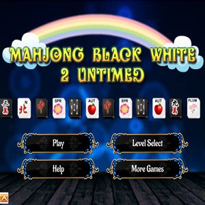 🕹️ Play Mahjong Black and White Game: Free Online White & Black Mahjong Solitaire Video Game for ...