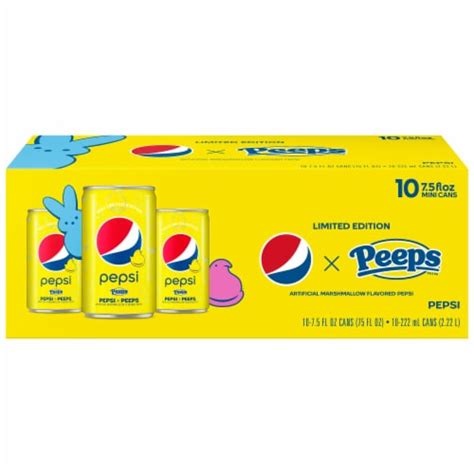 Pepsi Peeps® Artifical Marshmallow Flavored Soda, 10 ct / 7.5 fl oz ...