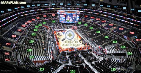 Crypto.com Staples Center Arena seat numbers detailed seating chart ...