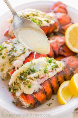 Lobster Tails Recipe with Garlic Lemon Butter - NatashasKitchen.com