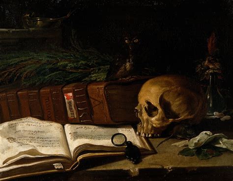 Memento mori still life oil painting by an unknown Italian artist, 1766. : oldschoolcreepy