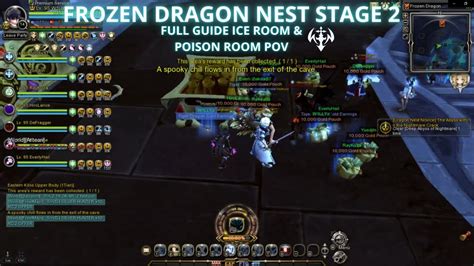 FROZEN DRAGON NEST LB 21 STAGE 2 GUIDE POV ICE ROOM & POISON ROOM. - YouTube