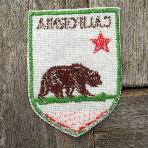 California State Flag Vintage Travel Patch by Voyager - Etsy