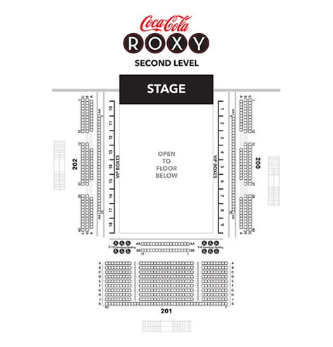 Coca Cola Roxy Seating Chart