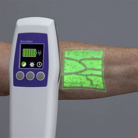 Near-infrared vein finder - AV500 - AccuVein - venipuncture / non-contact / hand-held