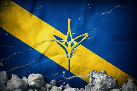 flag wallpaper of Barbados 30638112 Stock Photo at Vecteezy