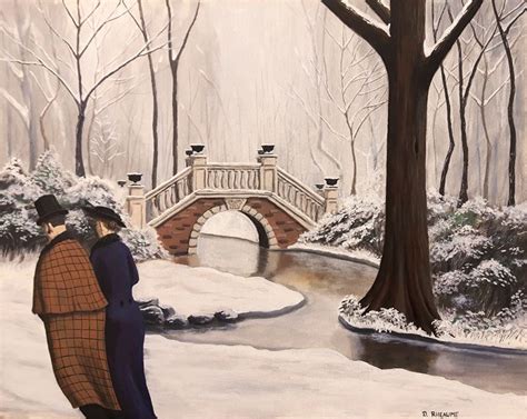 Le Parc Monceau - Dave Rheaume Artist - Paintings & Prints, Places & Travel, Europe, France - ArtPal