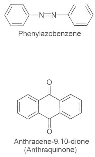 Structure of chromophores (Ref. 14). (a) Azo; (b) anthraquinone. | Download Scientific Diagram