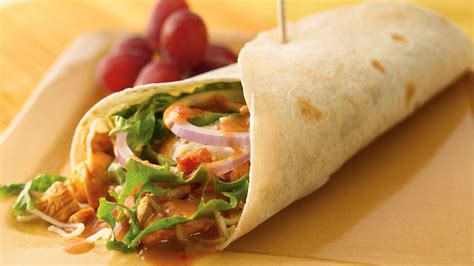 Thai-Style Mexican Chicken Wraps recipe from Pillsbury.com
