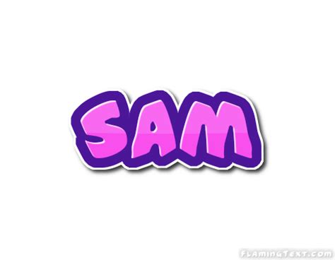 Sam Logo | Free Name Design Tool from Flaming Text