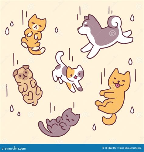 Raining Cats And Dogs Royalty-Free Stock Photo | CartoonDealer.com #8444787