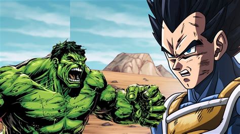 Vegeta vs Hulk: Titans Collide - YouTube